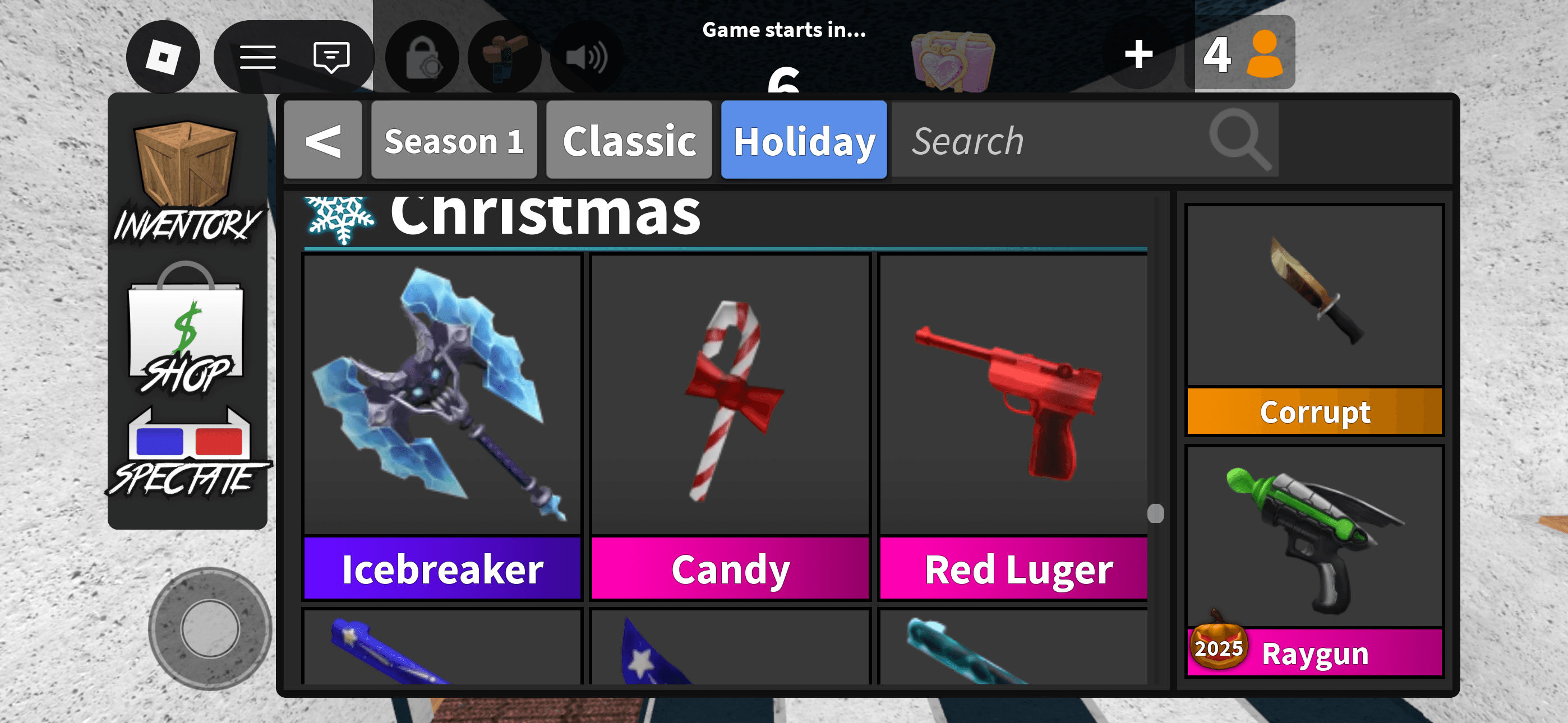 Mi inventario (en partes)